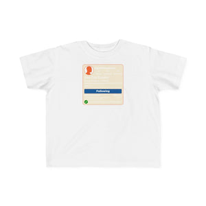 Following God Toddlers Tee