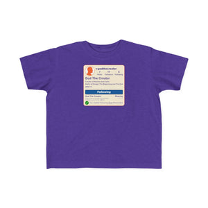 Following God Toddlers Tee