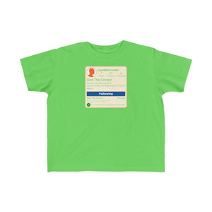 Following God Toddlers Tee